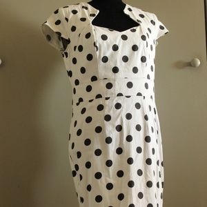 Vintage 1950s Style Dress XL